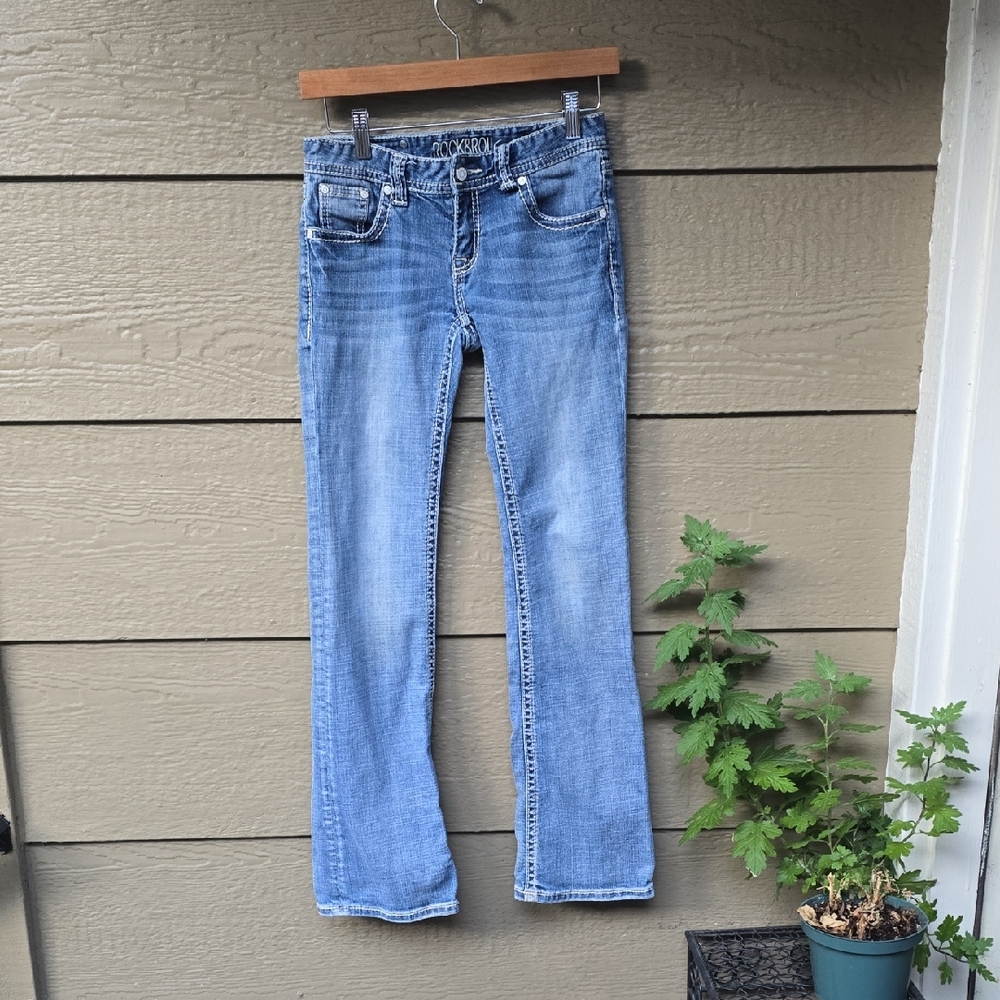 Rock And Roll Y2K Vintage boot Leg Jeans 14 girls Cowgirl